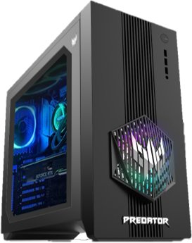 Komputer Acer Predator PO3-665 Intel Core Ultra 7 265F 32 GB DDR5-SDRAM 1,02 TB SSD NVIDIA GeForce RTX 5070 Windows 11 Home Desktop PC Czarny