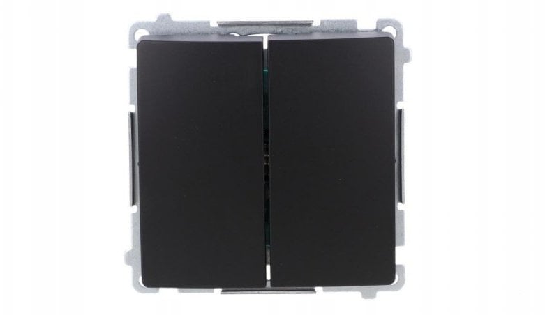 Simon Basic Łącznik świecznikowy (moduł) 16AX, 250V, zaciski śrubowe czarny BMW5A.01/49