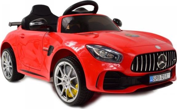 Super-Toys MERCEDES GT R, MIĘKKIE KOŁA EVA, MIĘKKIE SIEDZENIE FULL OPCJA/HL288 uniwersalny