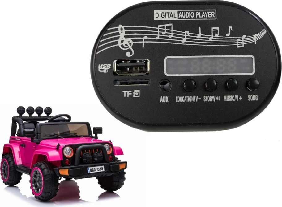 Lean Cars Panel muzyczny do auta na Akumulator BRD-7588