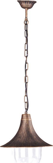 Lumes Czarno-złota zewnętrzna lampa wisząca - S317-Namza