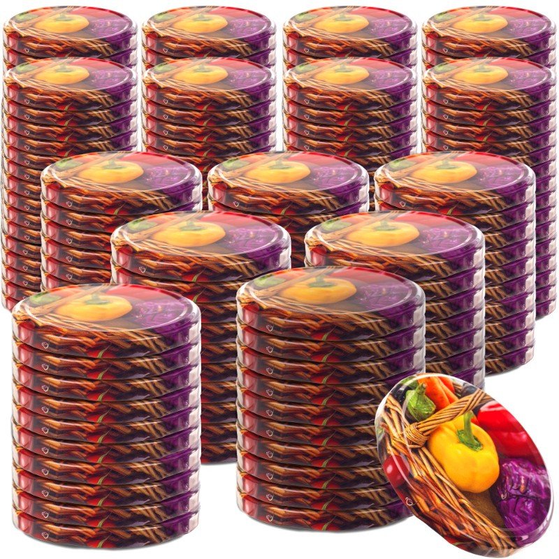 KADAX Zakrętki Do Słoików Wieczka Fi82 Nakrętki Na Słoiki Zakrętka Przetwory 200x