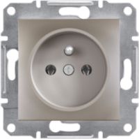 Schneider Electric Gniazdo Asfora pojedyncze brąz (EPH2800169)