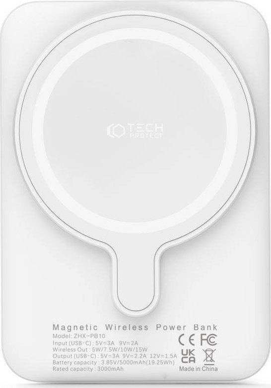 Powerbank Tech-Protect PB10 LifeMag 5000mAh Biały