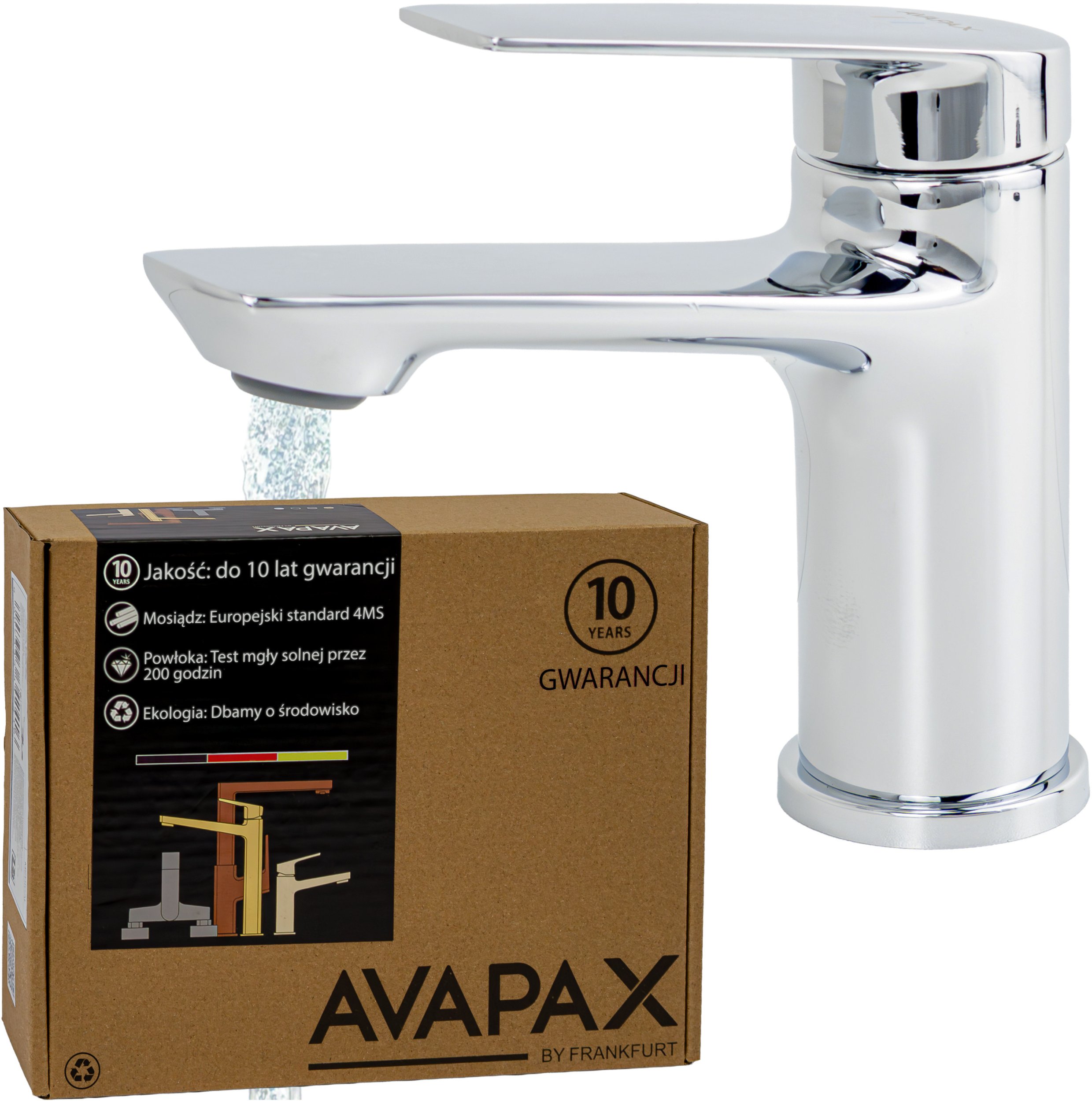 Bateria umywalkowa stojąca