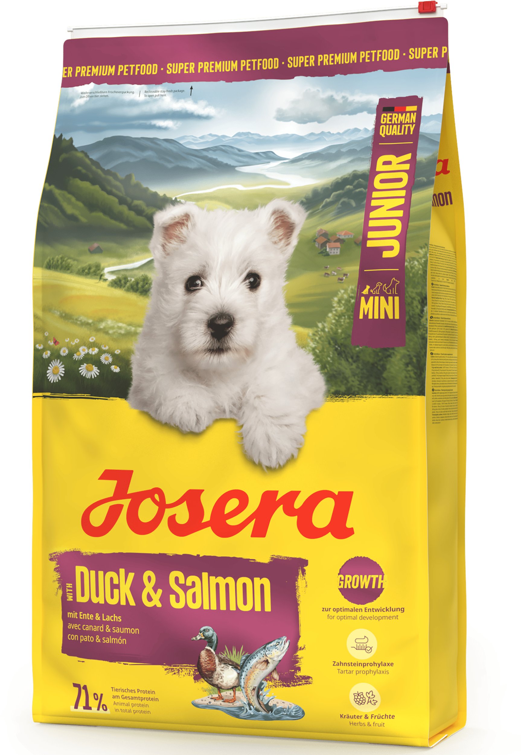 Josera Mini Junior Duck & Salmon 10kg