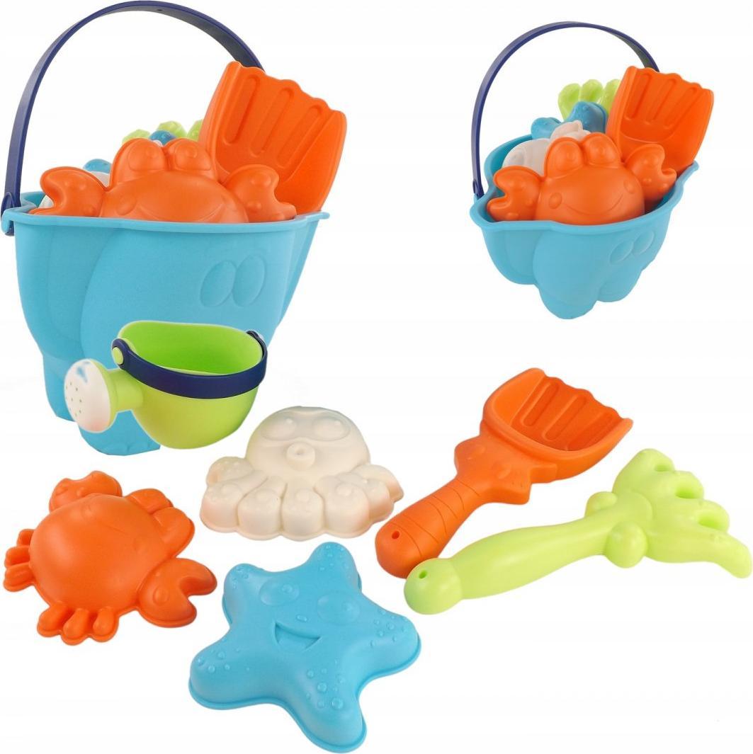 LUXMA DUŻY ZESTAW DO PIASKU SŁONIK FOREMKI KONEWKA 273