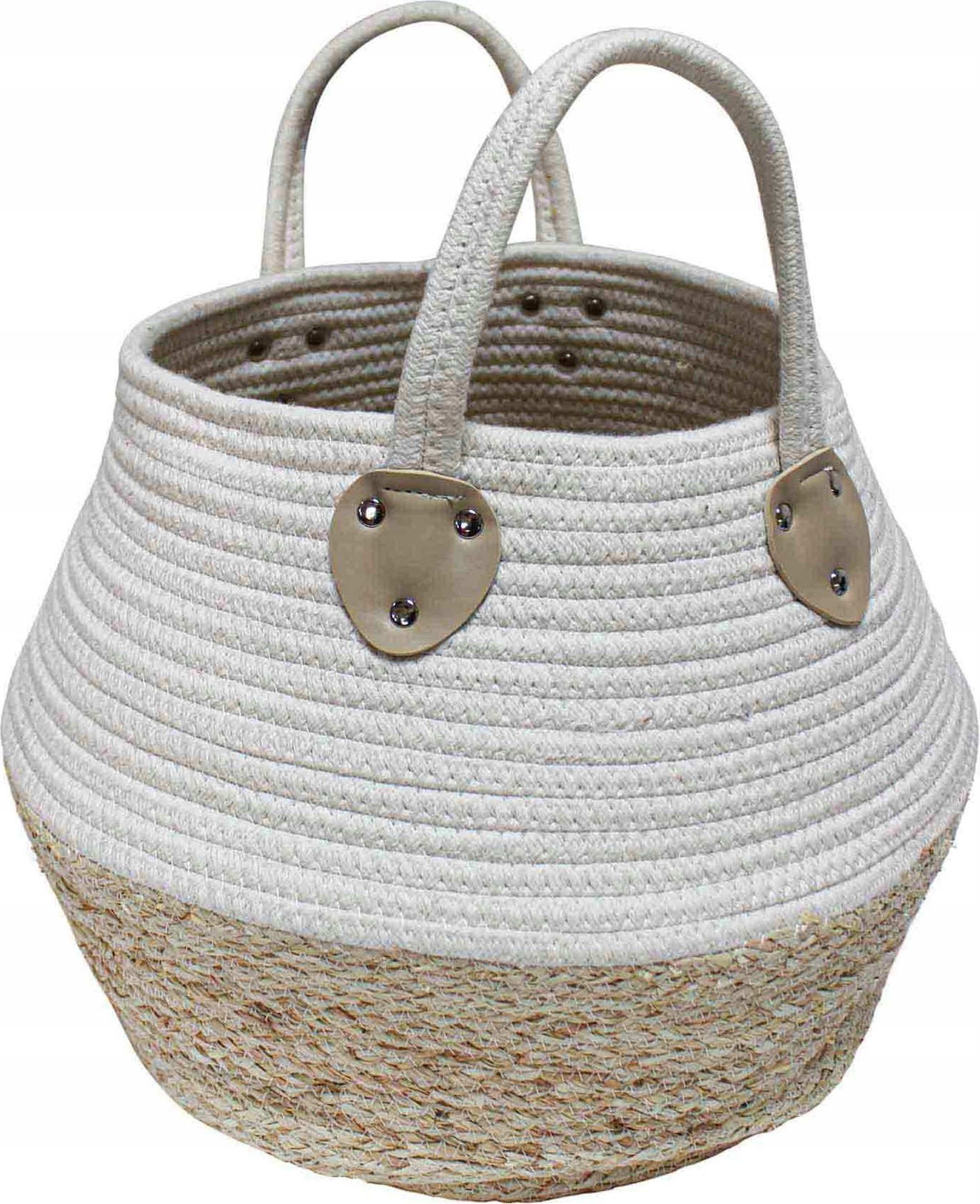 Douceur d`Interieur Kosz dekoracyjny OSINELLA z uchwytami