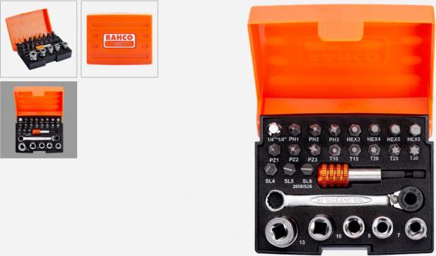 Bahco Końcówki i nasadki udarowe 26 el. BAH2058-S26
