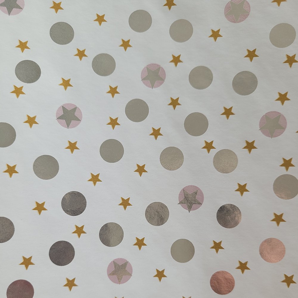 Fastima Papier świąteczny do pakowania kolorowy 70cmx1,5m 15m58