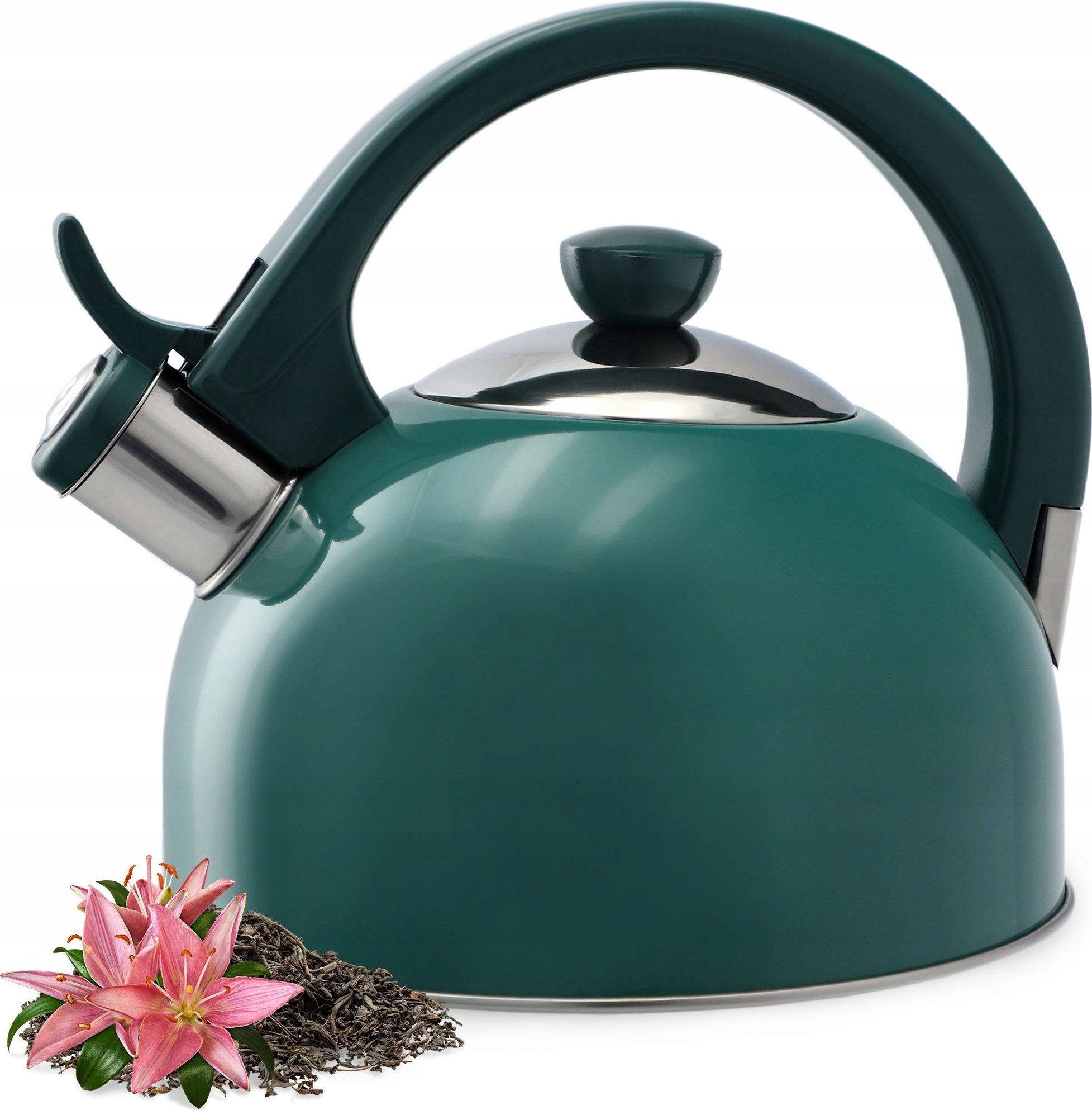 Kadax Czajnik Na Gaz Indukcja Z Gwizdkiem Stalowy 1,7L