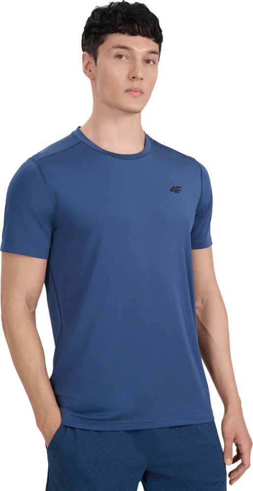 Koszulka męska 4F FNK M1521 denim 4FWAW25TFTSM1521 32S 2XL