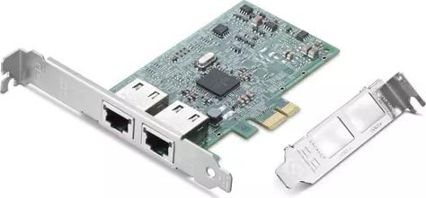 Kontroler Lenovo Broadcom BCM5720-2P - Netzwerkadapter - PCIe Low-Profile - Gigabit Ethernet x 2 - fur ThinkPad L15 Gen 4, ThinkStation P3, P360, P520