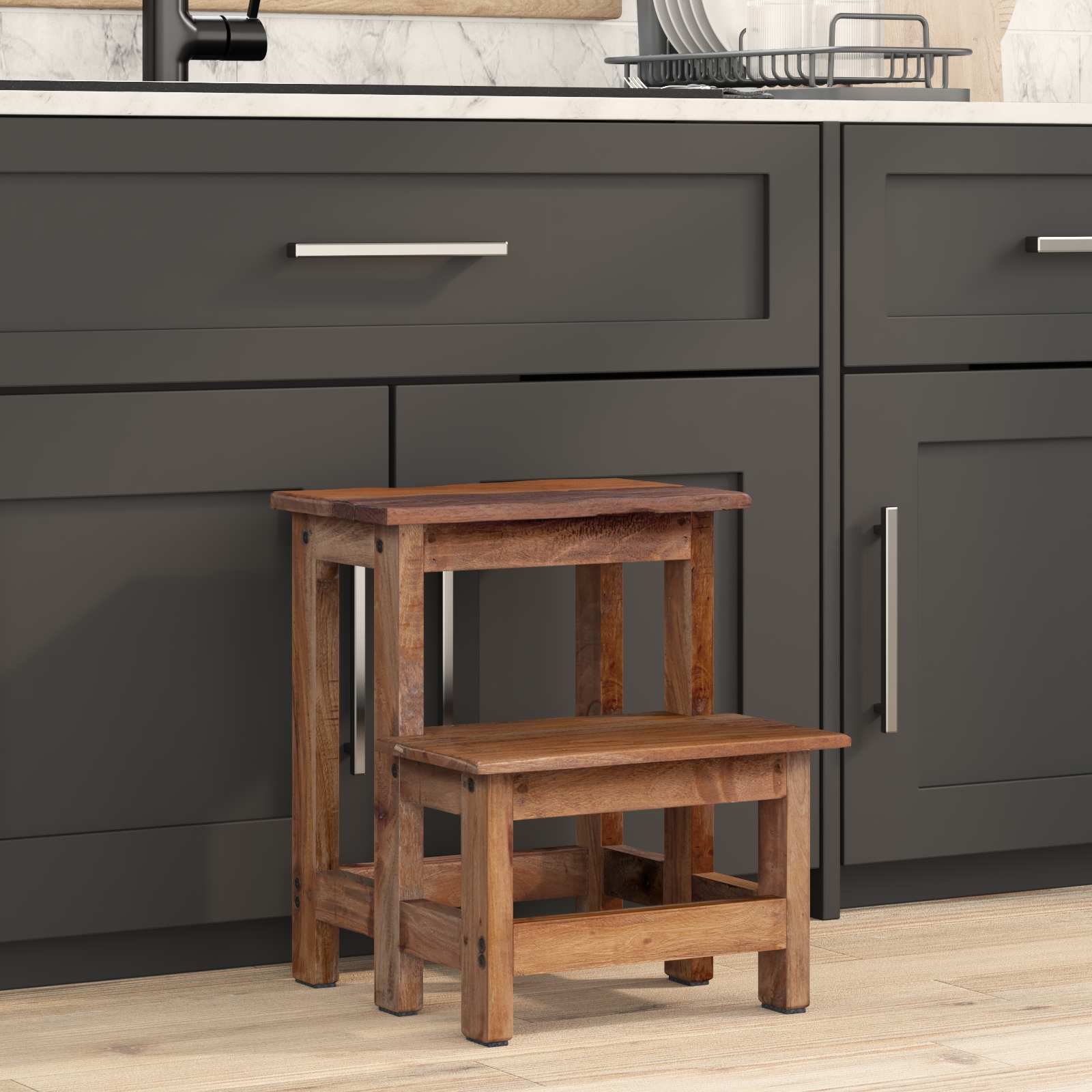 vidaXL Halka 37 x 37 x 46 cm Drewno mahoniowe