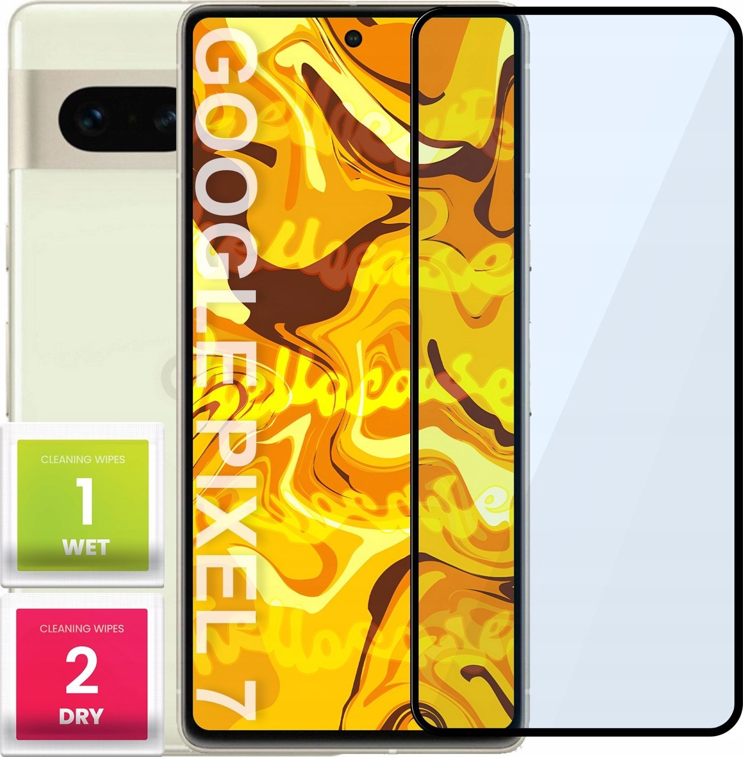 Hello Case SZKŁO HARTOWANE DO GOOGLE PIXEL 7 PEŁNE NA CAŁY EKRAN SZKIEŁKO OCHRONNE 5D