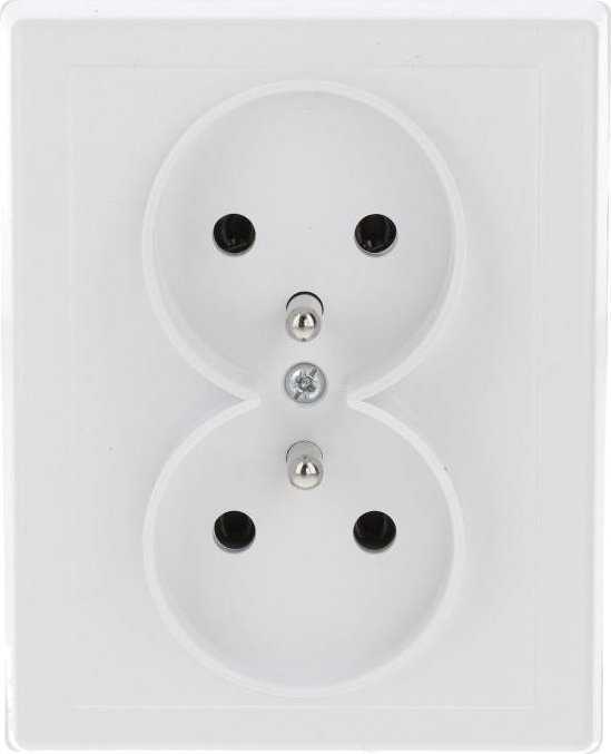 Timex JOWISZ Gniazdo podwójne z/u natynkowe białe GNt-6 Jw