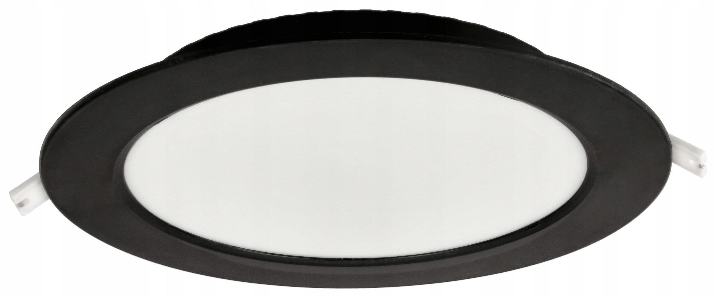 Oprawa downlight P/T okrąg 12W 1200lm 4000K IP20 czarny DL-1 EC20464