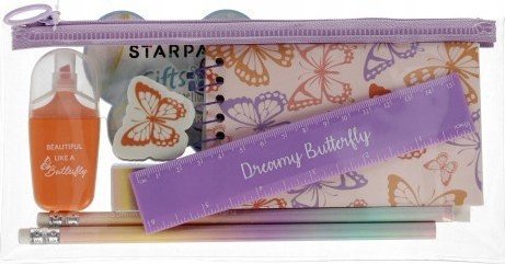 Piórnik BTS Zestaw szkolny piórnik z akcesoriami