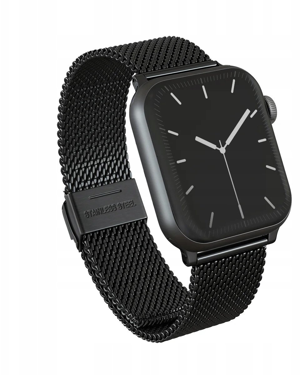 BURGA Metal Mesh Elegance do Apple Watch 38/40 mm (black)