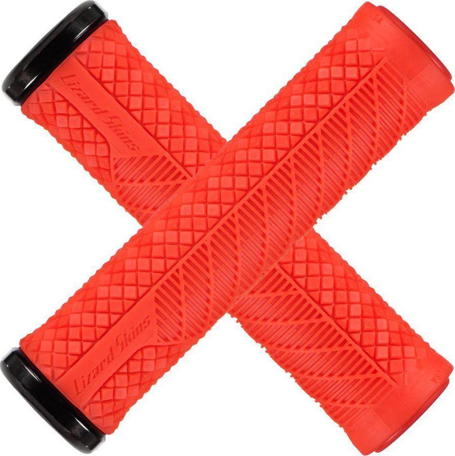 Lizard Skins Chwyty kierownicy LIZARDSKINS CHARGER EVO LOCK-ON klamry fire red (NEW)