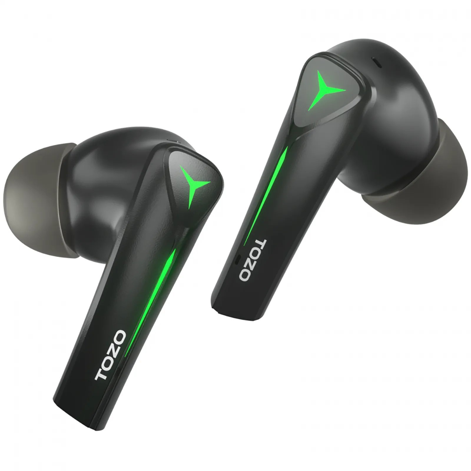 TOZO Gaming Pods Zestaw słuchawkowy True Wireless Stereo (TWS) Douszny USB Type-C Bluetooth Czarny