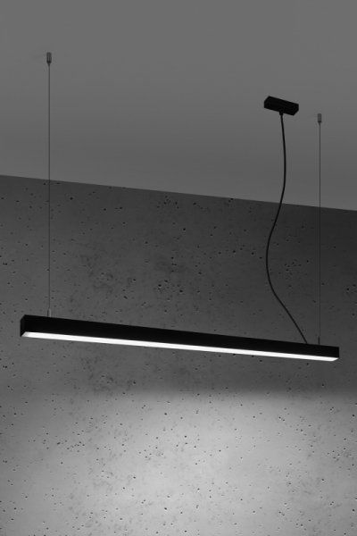 Lampa wisząca Sollux Lampa wisząca PINNE 117 czarna 4000K