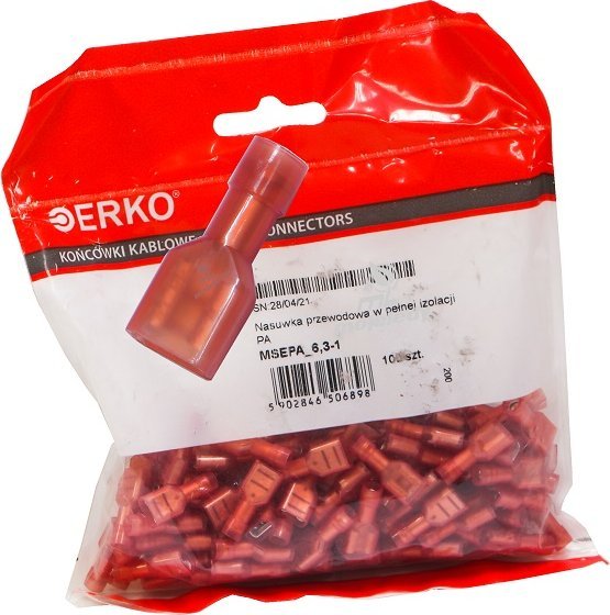 Erko Nasuwka w pełnej izolacji PA 6,3-1 100szt ERKO