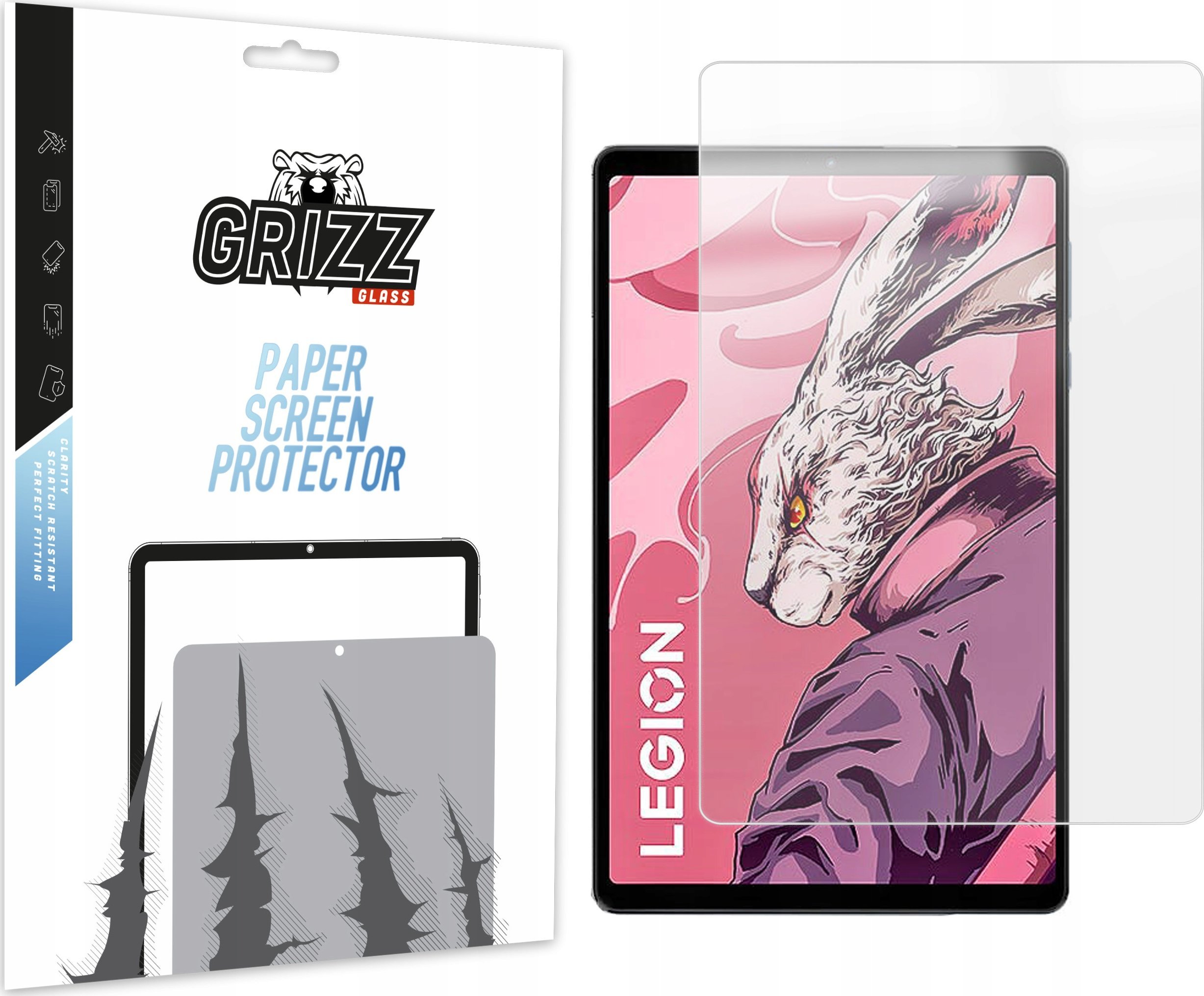 GrizzGlass Folia matowa GrizzGlass PaperScreen do Lenovo Legion Tab