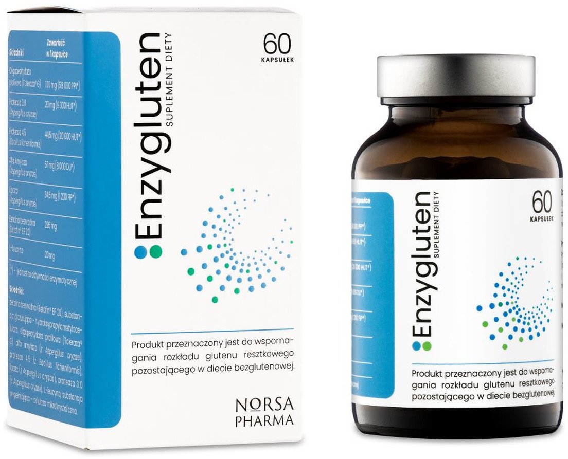 NORSA PHARMA_Enzygluten suplement diety 60 kapsułek