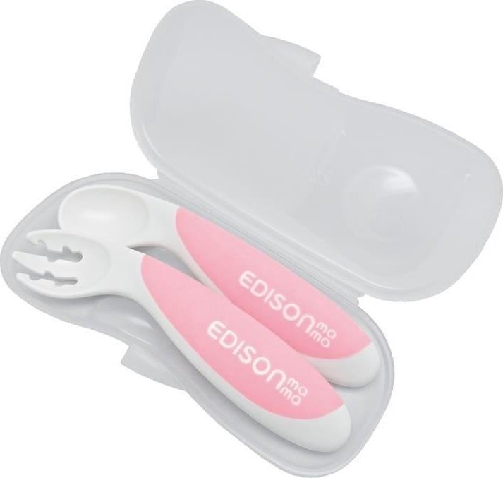 Sztućce edukacyjne peach