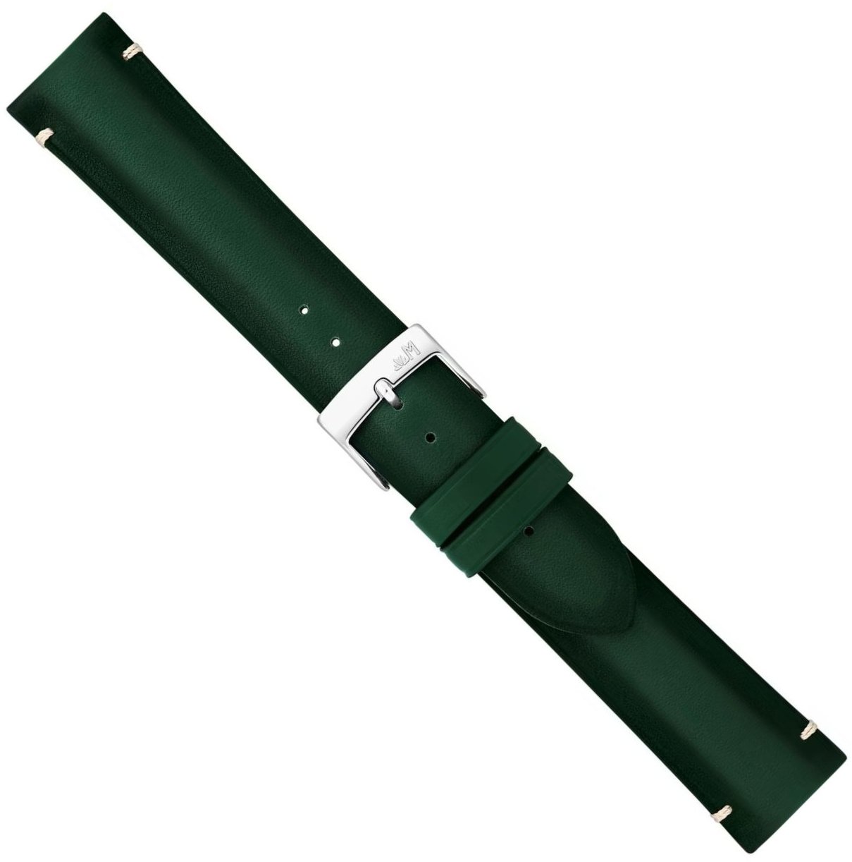 Morellato Skórzany pasek do zegarka 22 mm A01X6120E24071CR22 ciemnozielony