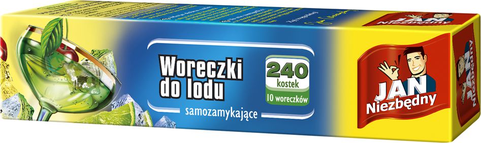 JAN Niezbędny Woreczki do lodu pudełko 240szt (ZZAJAN310.)