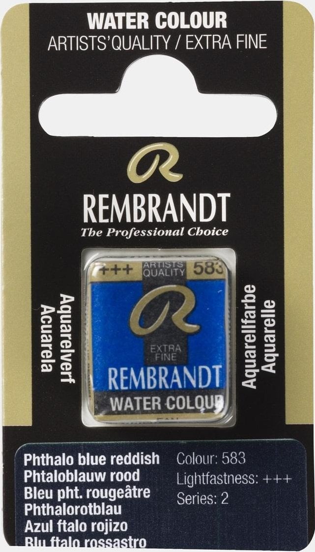 Artequipment Rembrandt Watercolour Pan 1 piece Phthalo Blue Reddish 583
