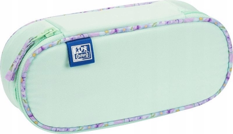 Piórnik Piórnik z klapk± Flowers zielony OXFORD