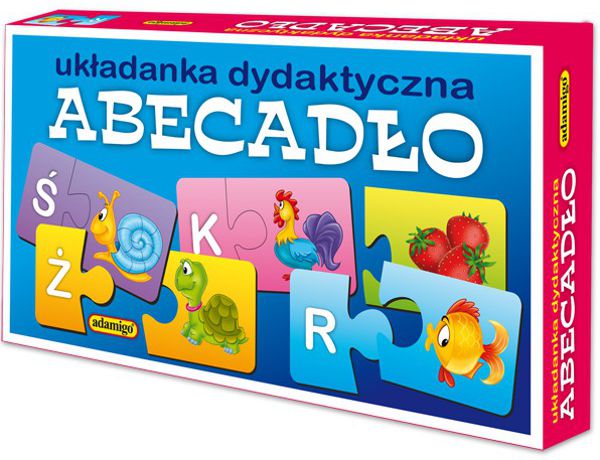 Adamigo Układanka puzzlowa Abecadło (3037)