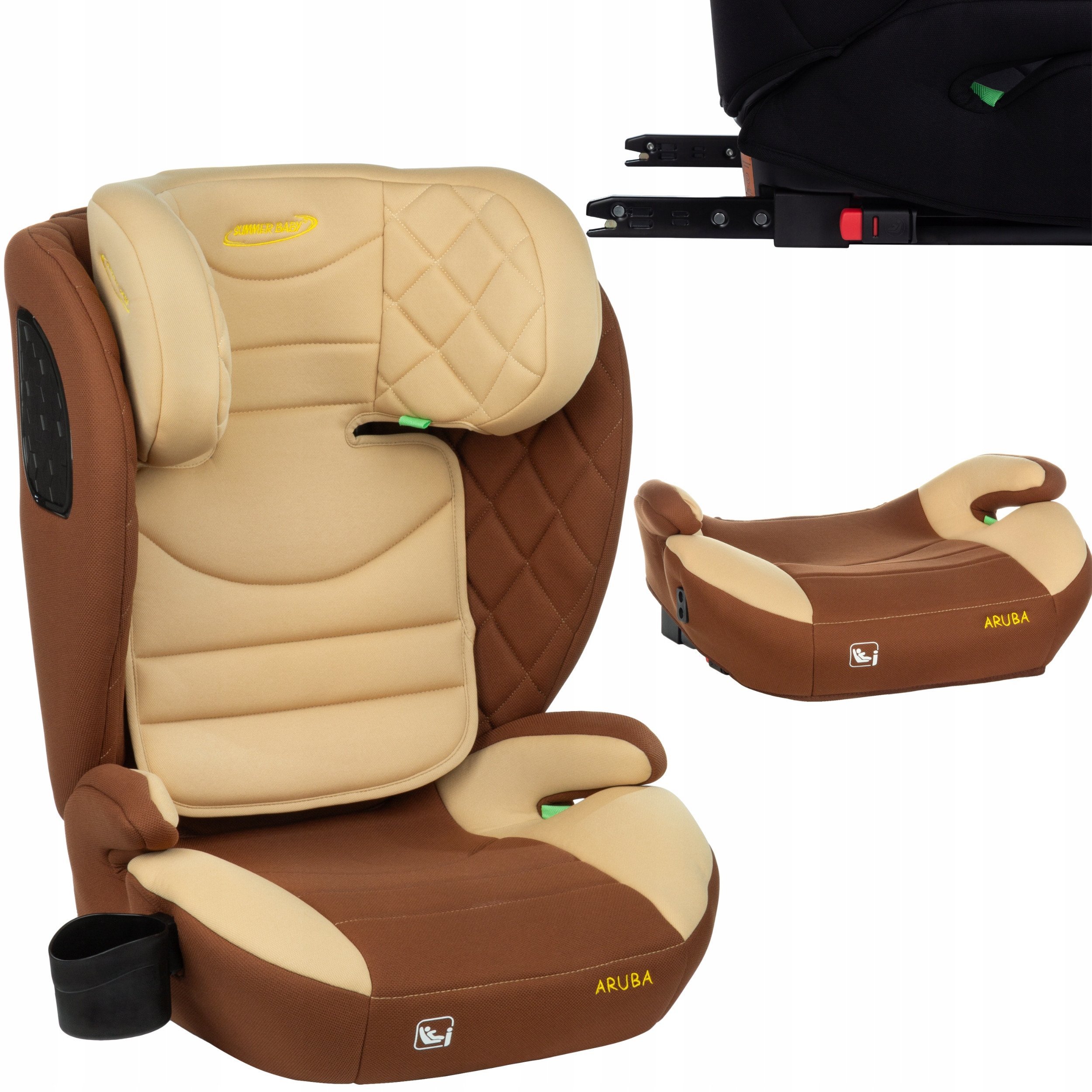 Fotelik samochodowy ARUBA i-SIZE 100-150cm ISOFIX marki SUMMER BABY