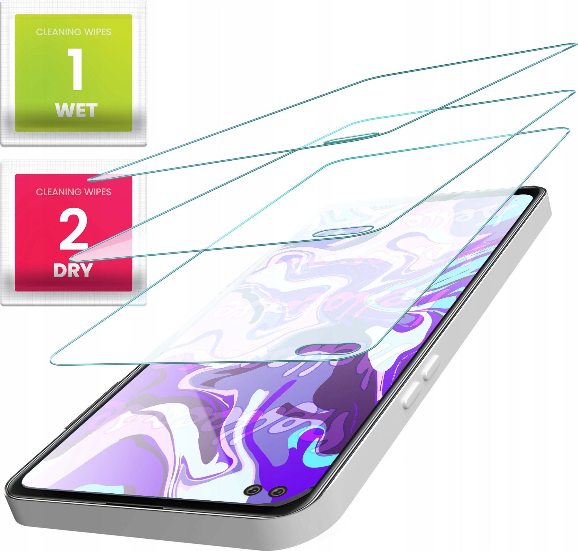 Hello Case 3-PAK Szkło Hartowane do Motorola Moto G100 (szybka,płaskie 2.5D, ochronne)