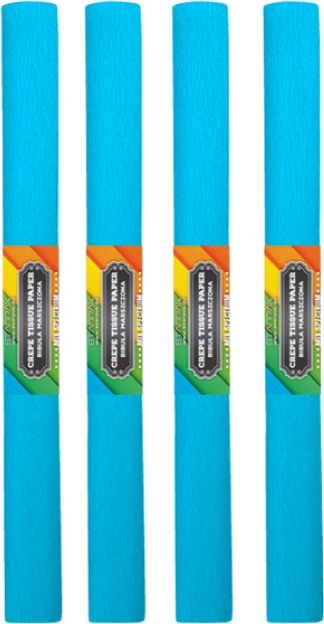 Starpak Bibuła marszczona 50x200cm niebieska jasna 10szt.