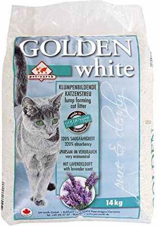 Żwirek dla kota Pet Earth Golden Grey White 14 kg Lawenda