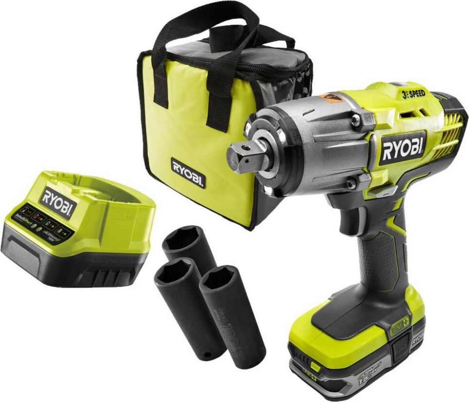 Klucz udarowy Ryobi R18IW3-120S 18 V 1/2"