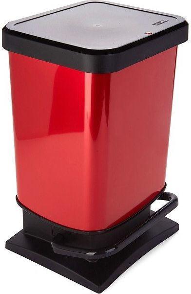 Kosz na śmieci Rotho Paso do segregacji na pedał 20L czerwony (PASO 20l raudona)