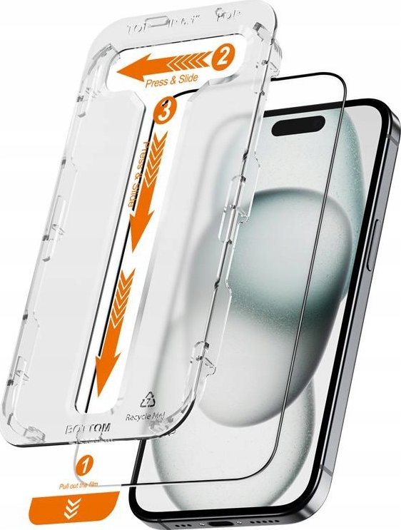 Crong Szkło hartowane EasyShield 2-Pack - iPhone 15 Plus (2 sztuki)