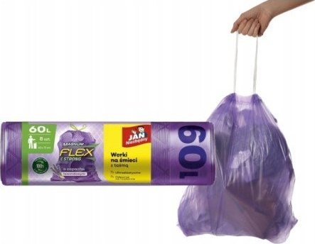 Sarantis Worki na odpady domowe 60L 8szt. (SAR349510)