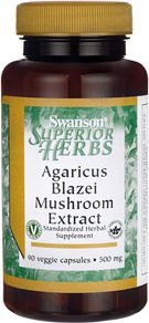 Swanson Agaricus Blazei ekstrakt 90 kaps.