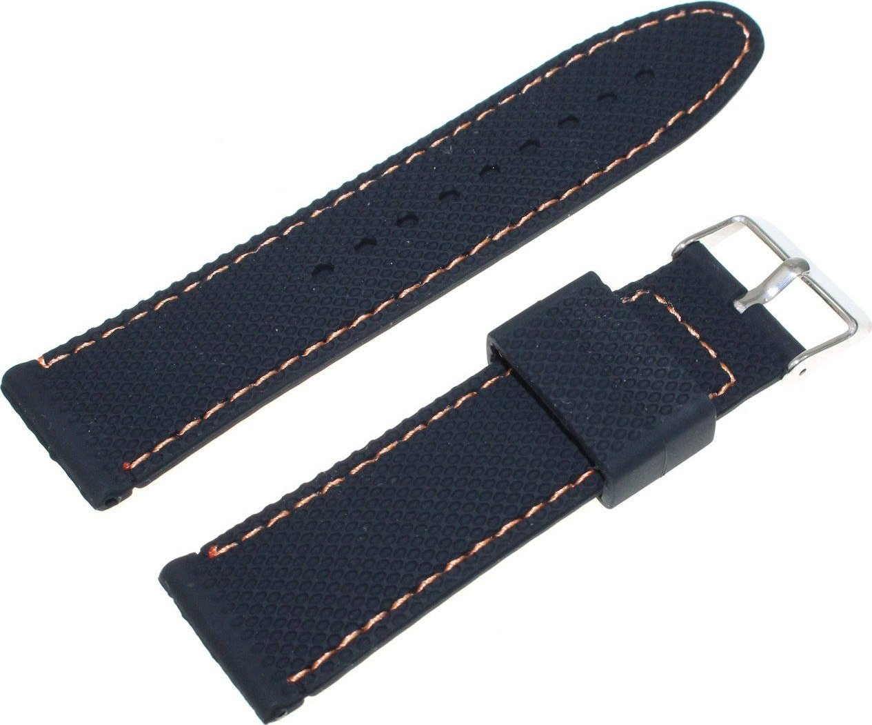 Diloy Silikonowy pasek do zegarka 24 mm Diloy SBR22.24.56