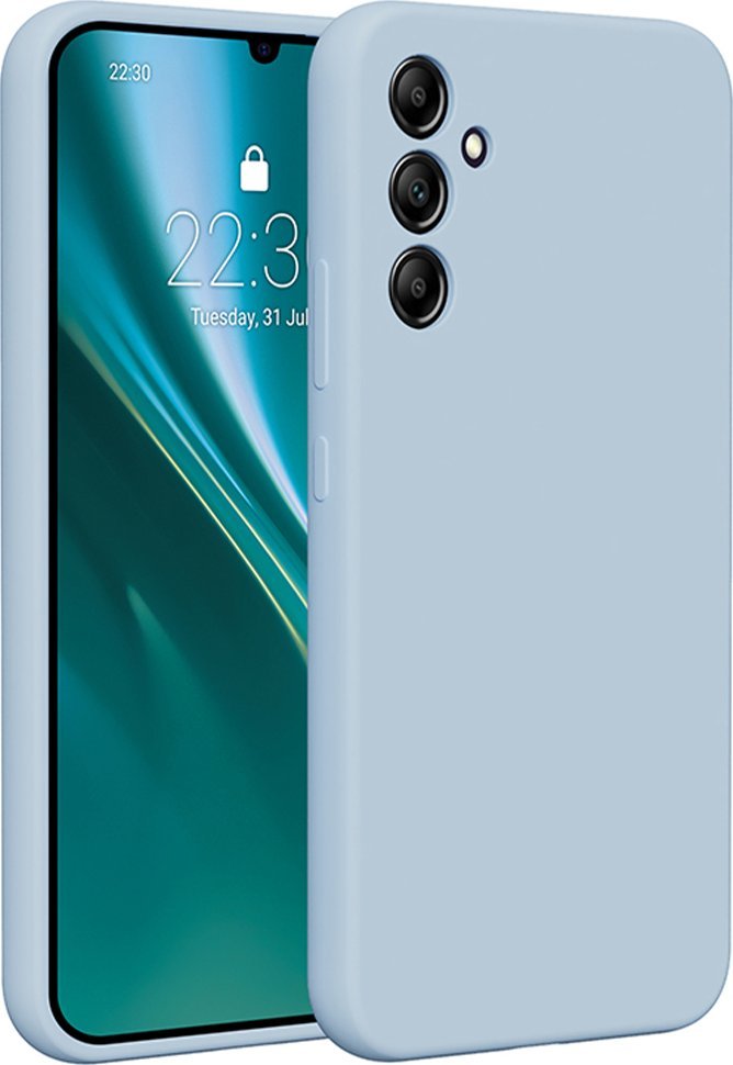 Etteri Nakładka Etteri Silicone Case do Samsung Galaxy A34 5G jasnoniebieska