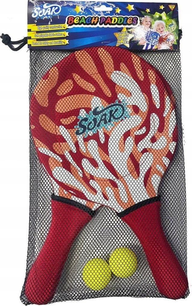 Solex SOLEX ZESTAW DO GRY PLAŻOWEJ SUAK - CZERWONY AN-0511R