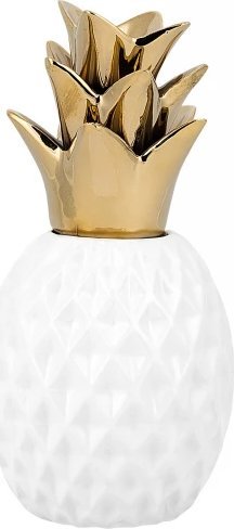Beliani Figurka ananas biała TYANA!