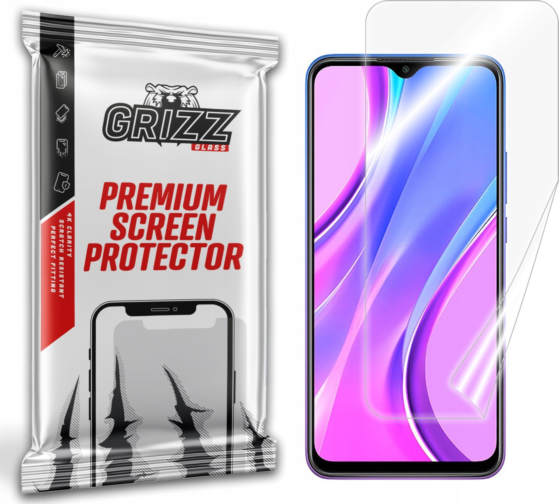 GrizzGlass Folia ceramiczna Grizz CeramicFilm Xiaomi Redmi 9