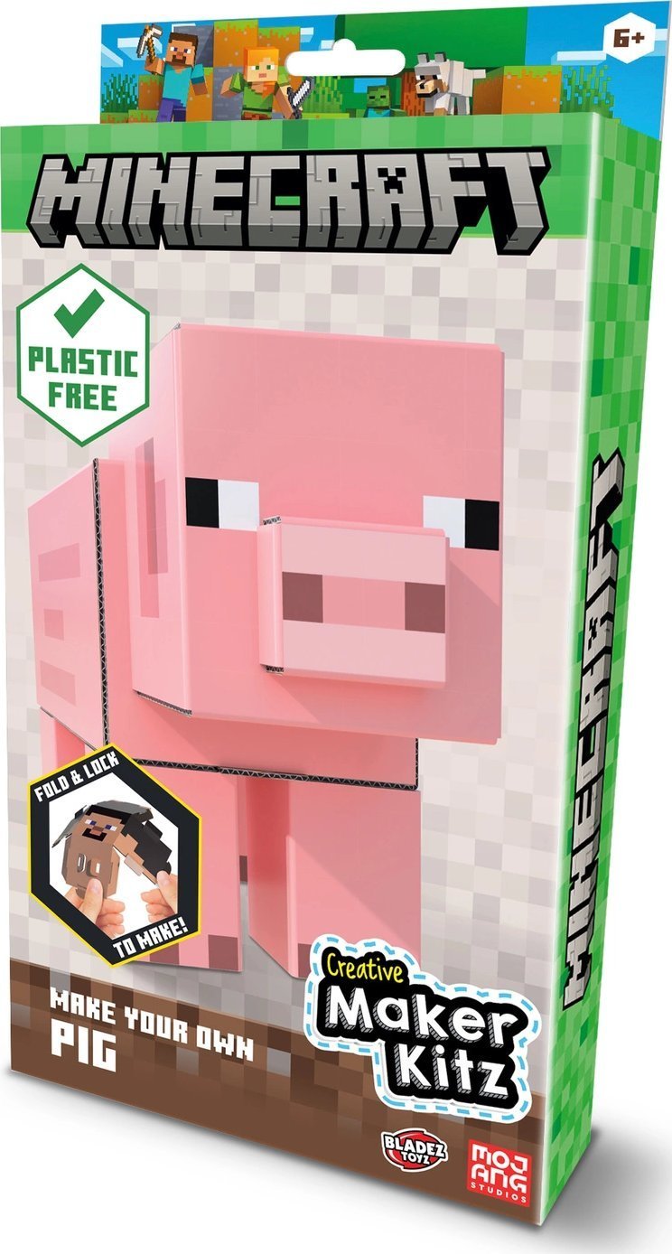Figurka Mega Creative BLADEZ MINECRAFT zbuduj figurkę Świnki MC85845 /6